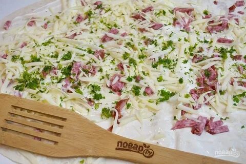 Рулет лаваш копченый сыр