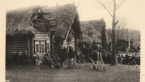 В уезде в поселке