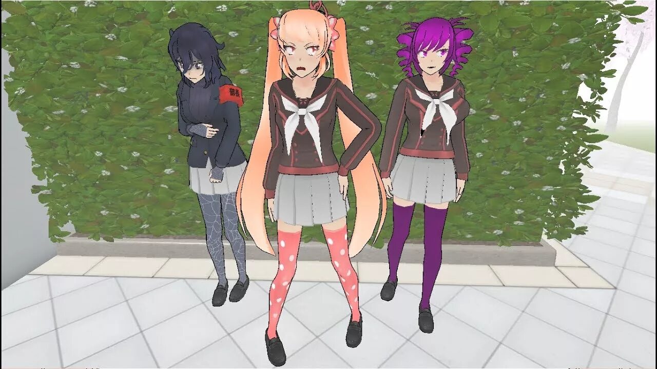 Fun girl yandere simulator. Кокона Харука и МУСУМЕ Роншаку. МУСУМЕ Роншаку и Аяно Аиши. Саки Мию. МУСУМЕ И кокона.