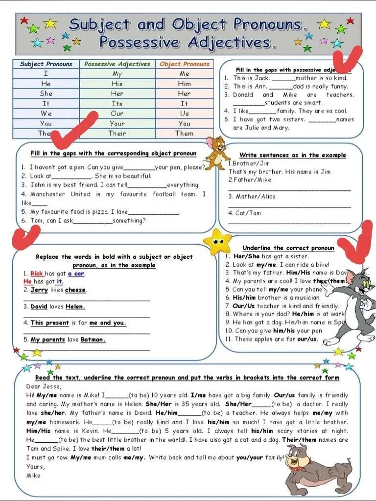 Fill in correct object pronoun. Subject and object pronouns possessive adjectives. possessive adjectives and pronouns. possessive pronouns object pronouns. possessive adjectives exercises 6 класс.