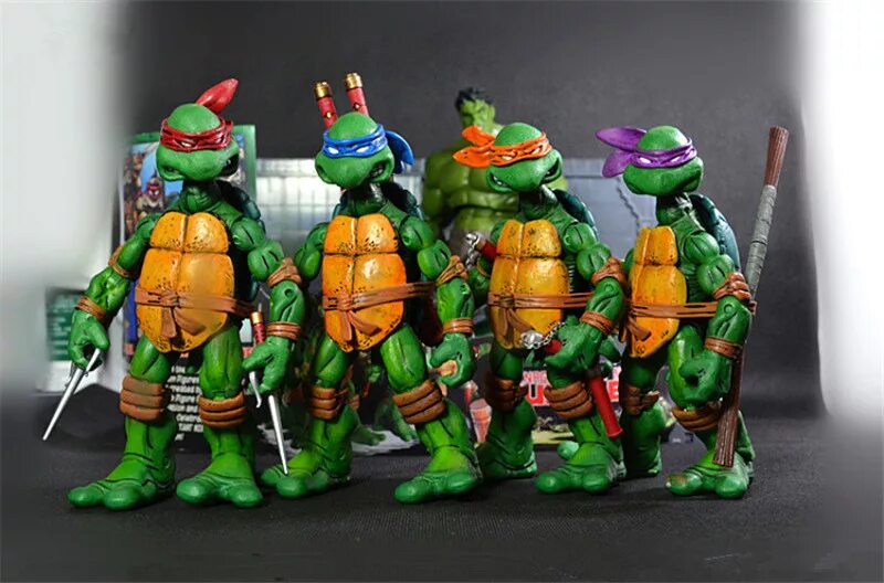 Ninja turtles купить. Игрушки Черепашки ниндзя NECA. Фигурка TMNT 5 Черепашки ниндзя. Черепашки ниндзя NECA 1990. Набор фигурок TMNT XL Черепашки-ниндзя 4шт 91122.