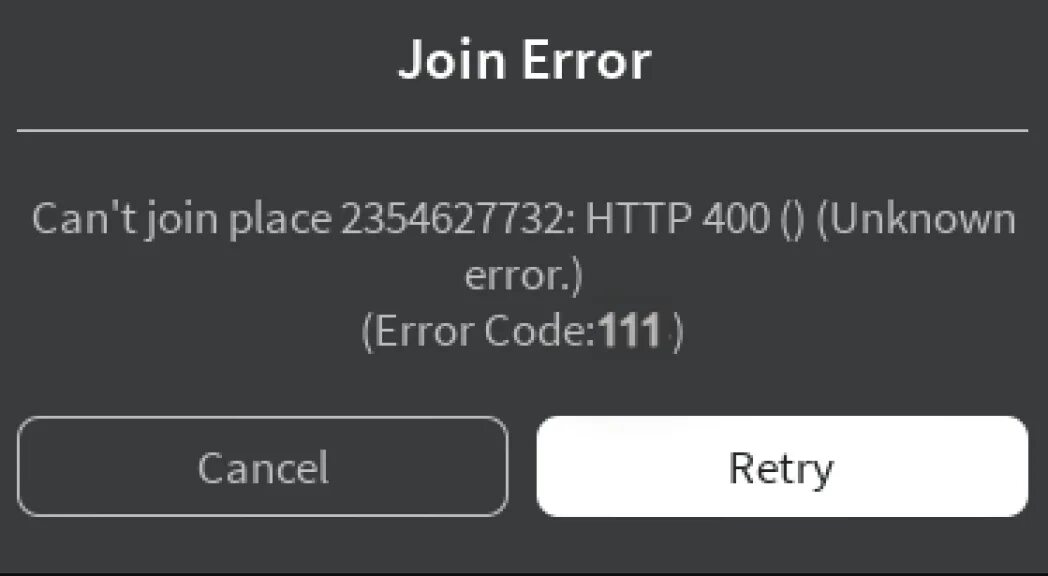 Not authorized to join this experience roblox