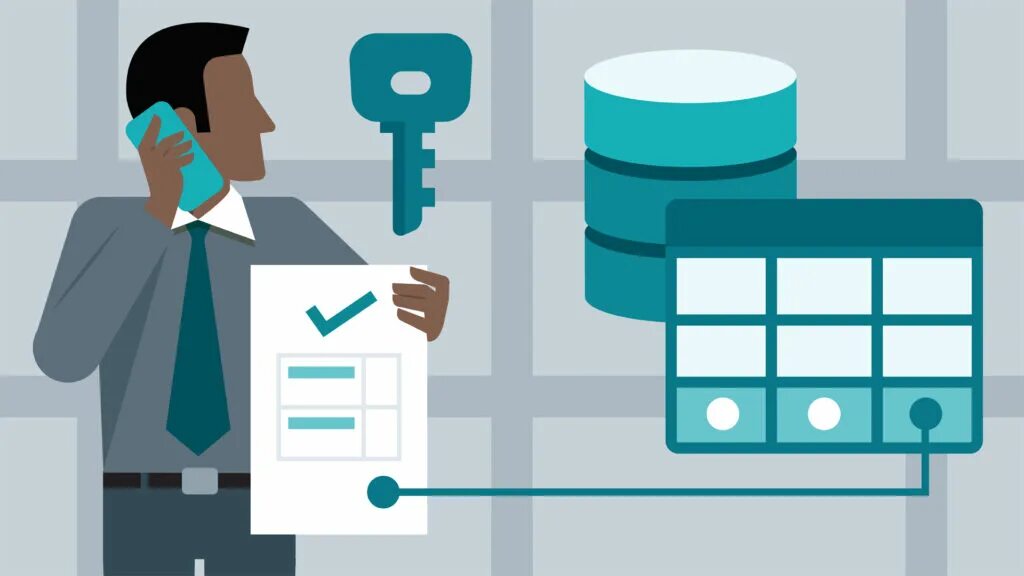 Building a database. Sale of databases. database. payment order.