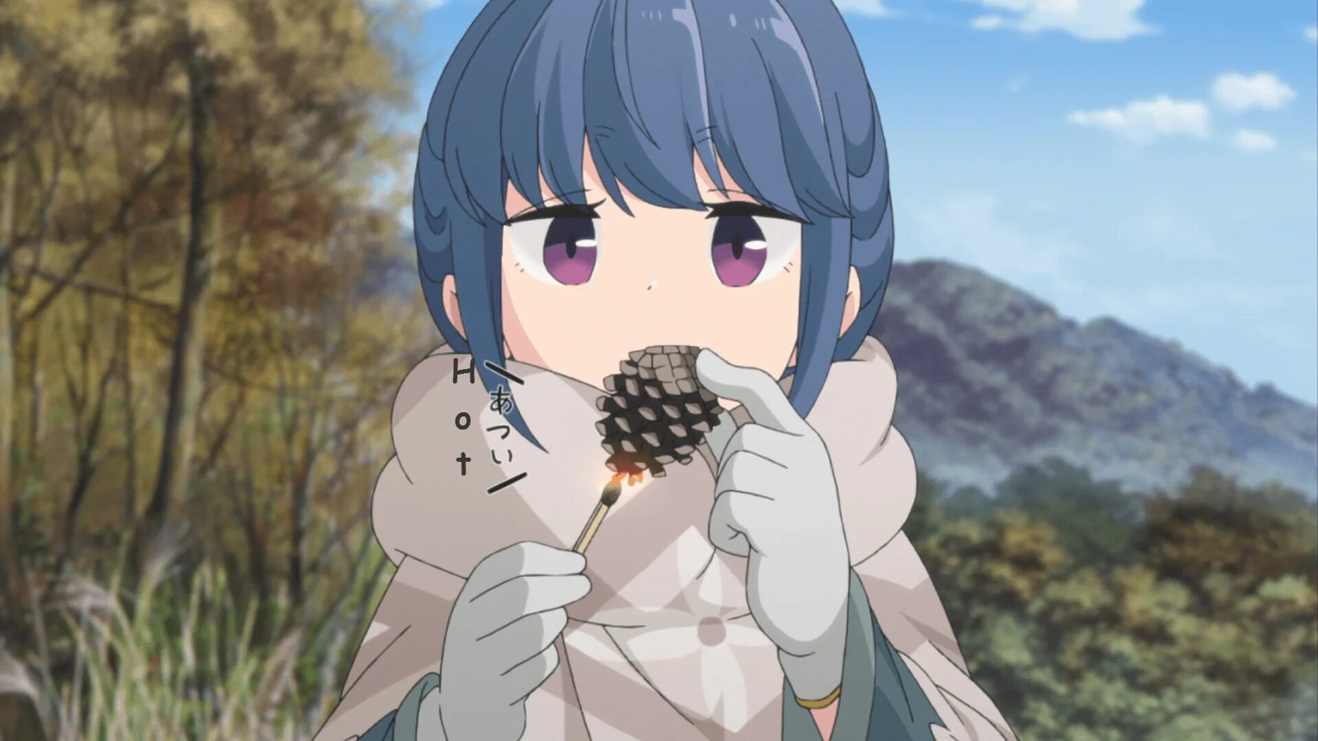 Yuru camping. Рин Шима лагерь на свежем воздухе. Yuru Camp персонажи. Лагерь на свежем воздухе Yuru Camp.