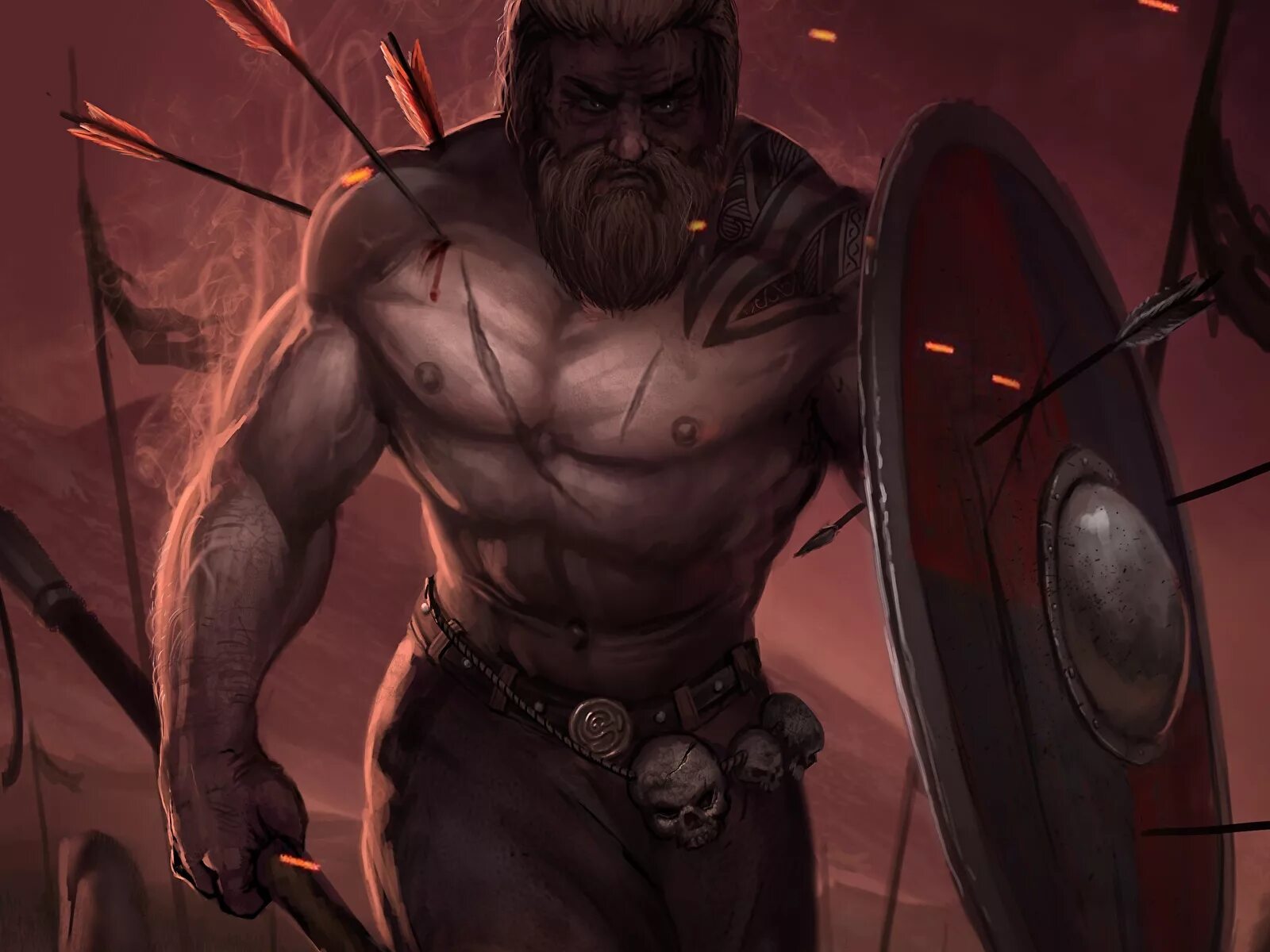 берсерк викинг. яростный воин арт. яростный воин. скандинавский берсеркер викинг. гиганты фэнтези.