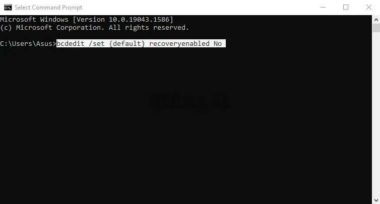 Bcdedit set default. Bcdedit /set {default} recoveryenabled. recoveryenabled no. bcdedit /set {current} recoveryenabled no что это значит. recoveryenabled no версия 10.0.19041.1.