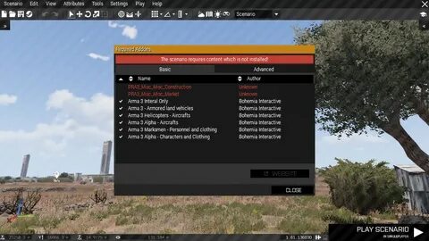 Required mods missing