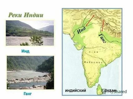 На каком материке находится река инд