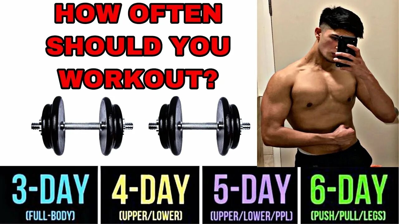How many days in a week. 3-day workout week.