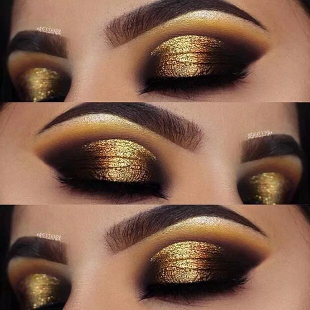 Золотой макияж фото 2,184 curtidas, 21 comentários PRISCILLA LESSA, 21 (@prilessamakeup) no Instag