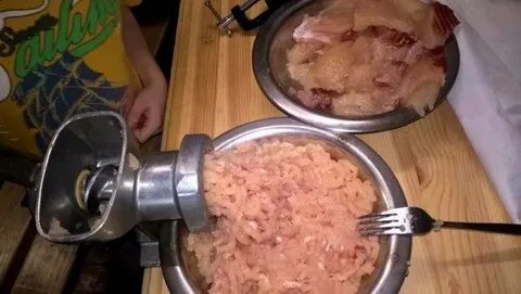 Фарш из щуки для котлет с салом