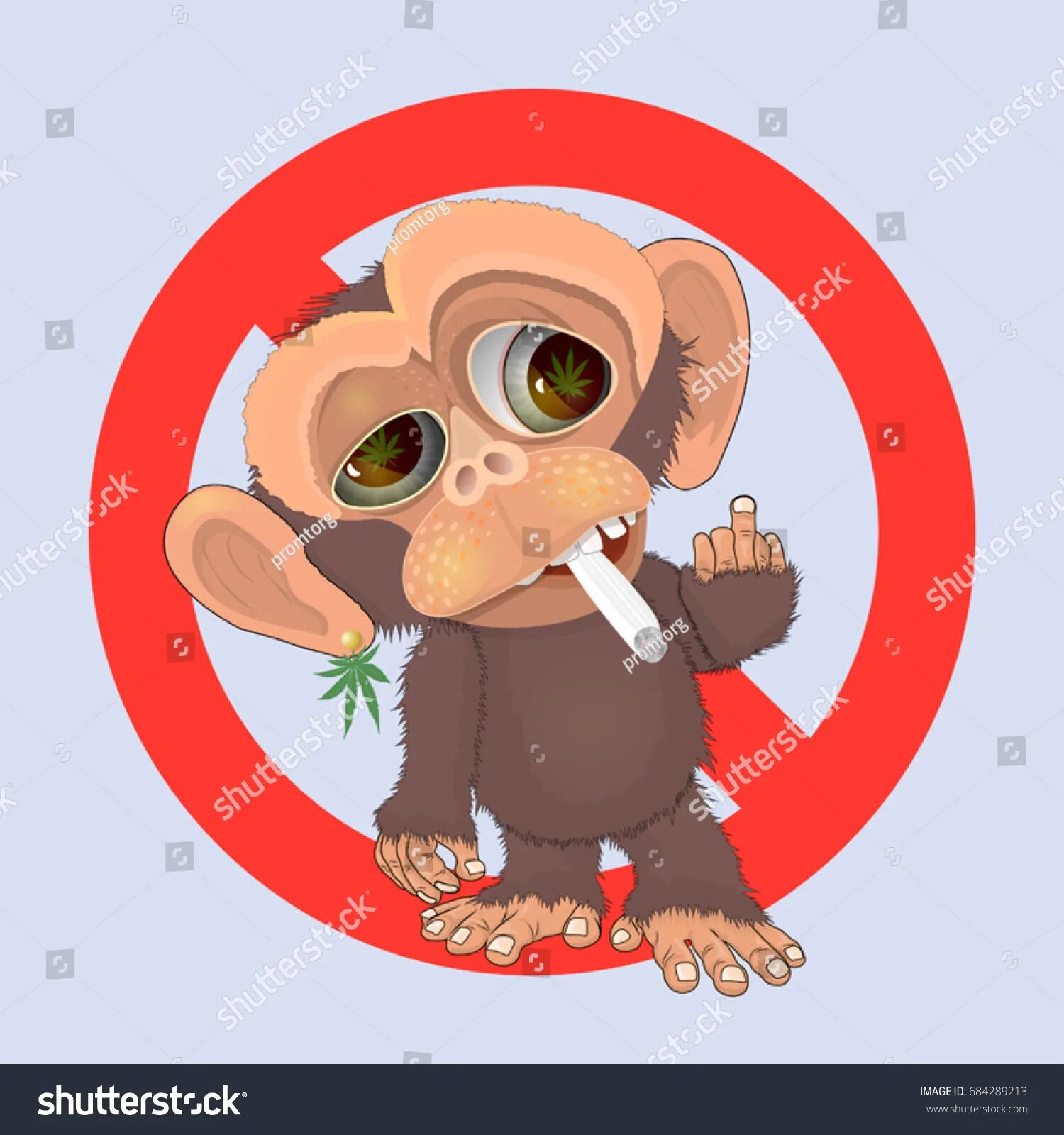 Stoned monkey