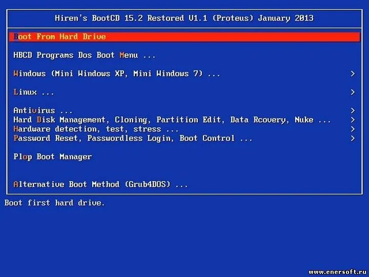 Dos boot. Hiren’s bootcd 15.2 интерфейс. hirens boot cd. hirens.bootcd.15.2. boot cd usb.