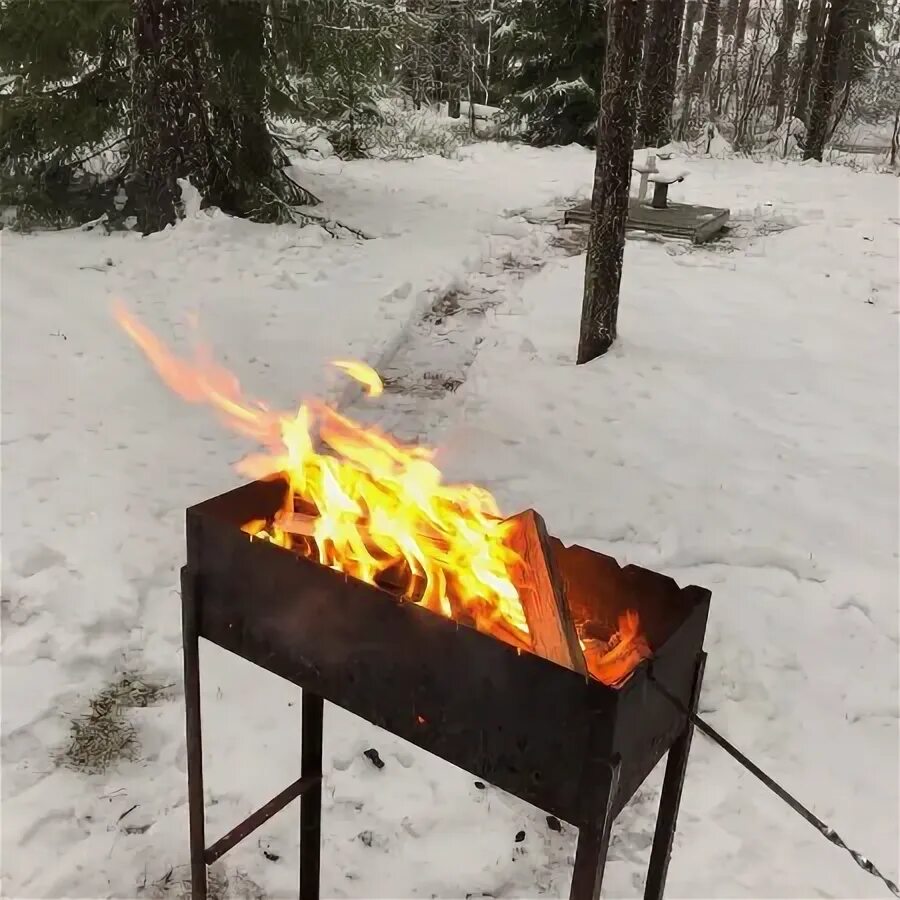Как пожарить шашлык зимой. Как пожарить шашлык зимой