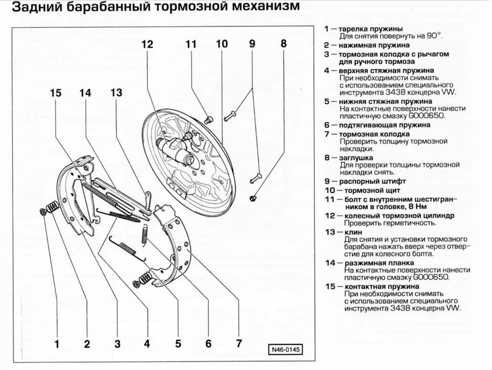 Схема задних тормозных колодок. Задние тормозные колодки фольксваген т4. заглушка тормозного барабана поло седан. задние тормозные колодки фольксваген поло. схема заднего барабана поло седан.