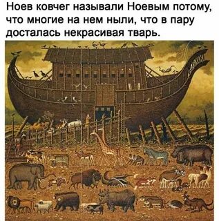 Сколько пар животных взял ной в ковчег