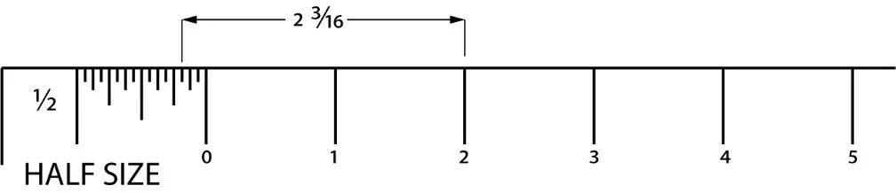 Half sizes. Scale size. kayric acolit size scale. motor strength scale example. half-size micromouse.
