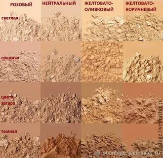 Как подобрать цвет пудры