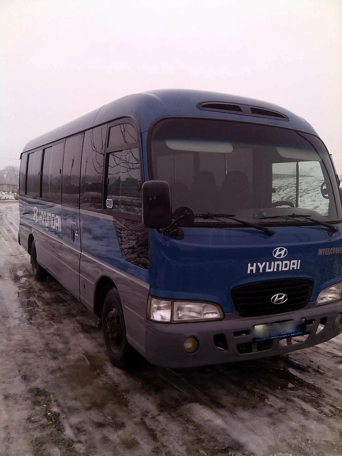 Купить автобус хундай. Hyundai County 2006. Автобус Hyundai County. Hyundai County синий. Hyundai County 2009 Blue.