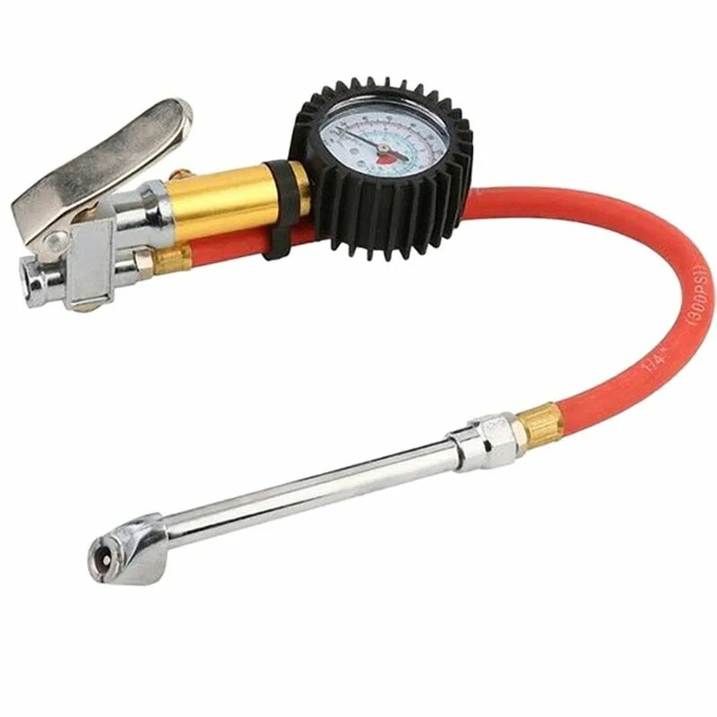 Шланг с манометром для подкачки шин. Air compressor tire inflator with gauge. манометр с шлангом для накачки шин. шланг подкачки с манометром для компрессора. манометр для накачивания шин грузовых автомобилей.
