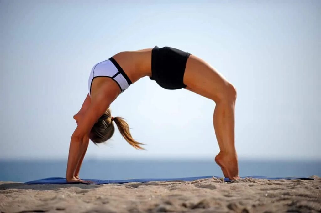 Flexible woman