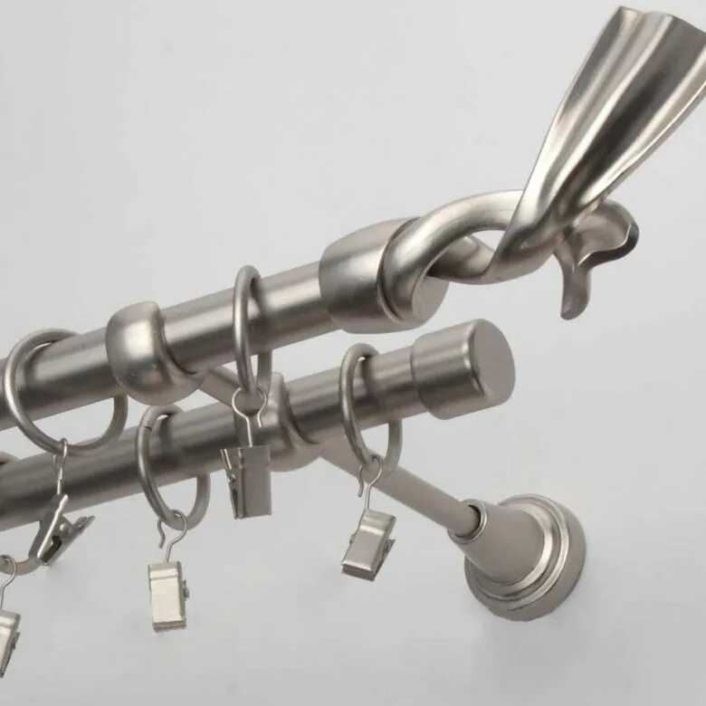 карнизы для штор интернет магазин. уют карниз двухрядный 300.