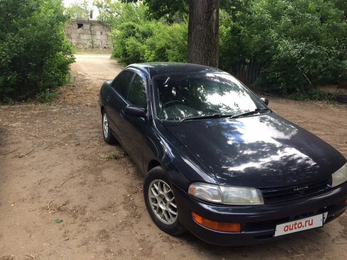 Toyota Carina 1995 черная. Toyota Carina 1995 тёмно синяя. Тойота черный дым