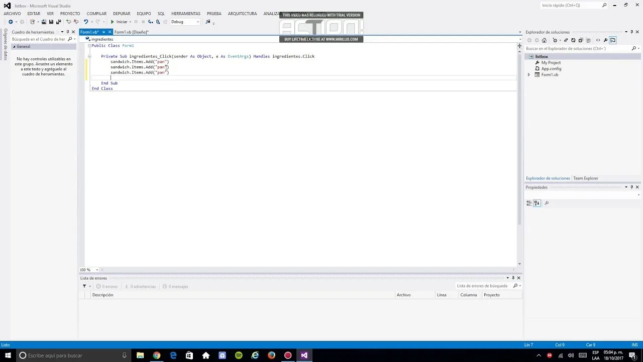 Visual studio как сделать кнопку