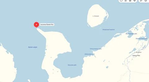 Покажи где находится белое море
