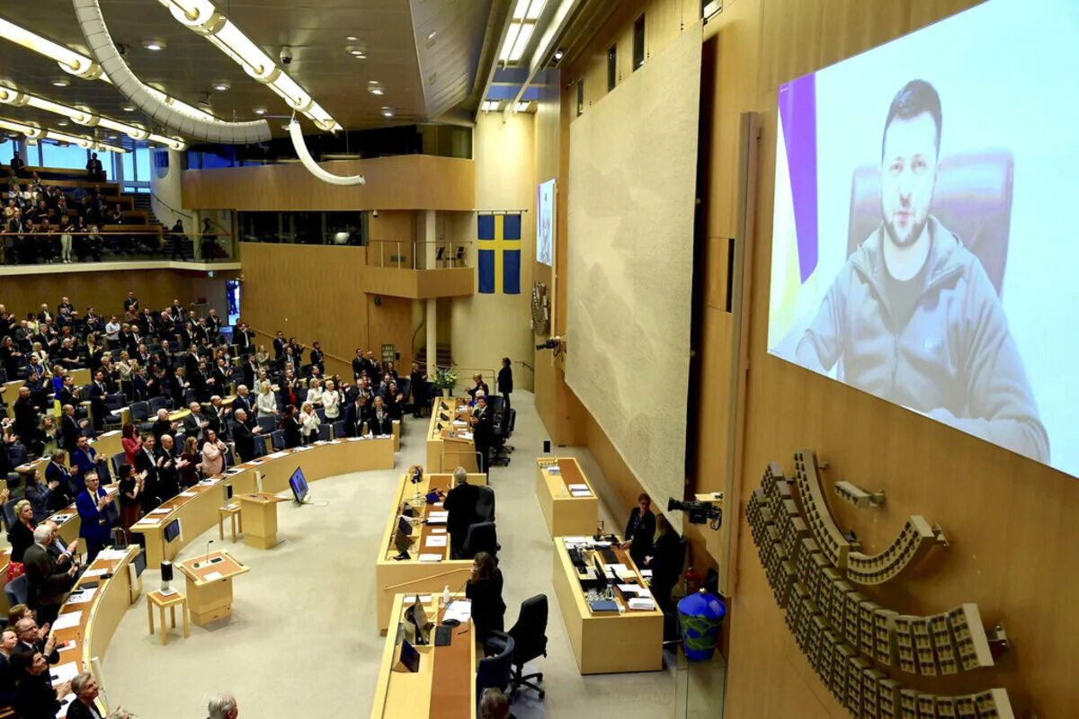 Парламент Швеции. Саммит Евросоюза 2022.