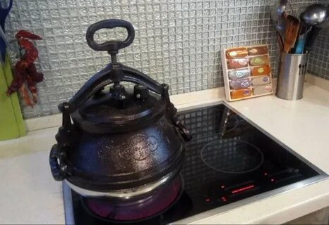 Афганский казан на газовой плите