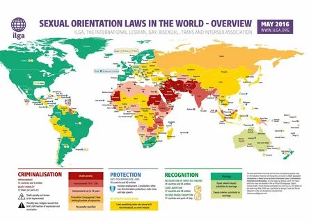 Sexual Orientation Laws in the World, May 2016. 