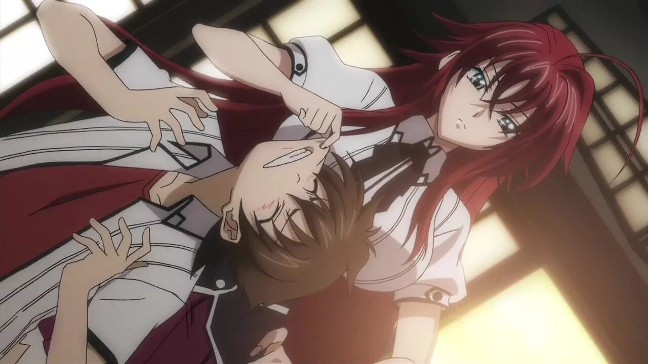 High School DXD («старшая школа DXD», 2012). Школа демонов моменты