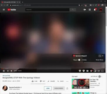 Sponsorblock