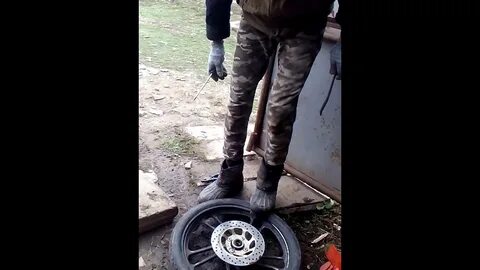 Как поменять камеру на заднем колесе