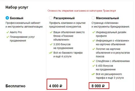 Как сделать услугу на авито