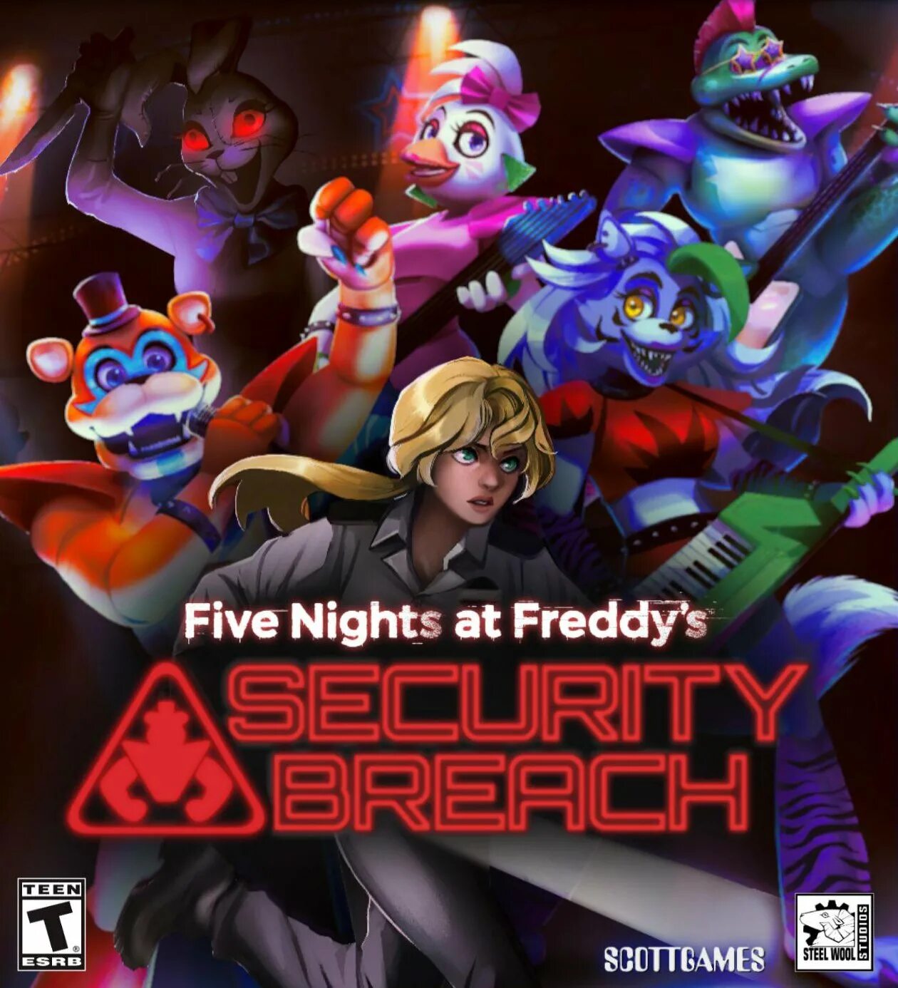 Фнаф 9 5. Freddy Security Breach Фредди. FNAF 9 Security Breach. Игра ФНАФ 9. FNAF Security Breach Постер.