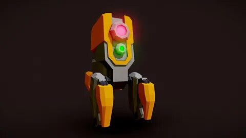 Deep Rock Galatic Bosco - 3D model by Nicola Ristagno (@NickFrame) .