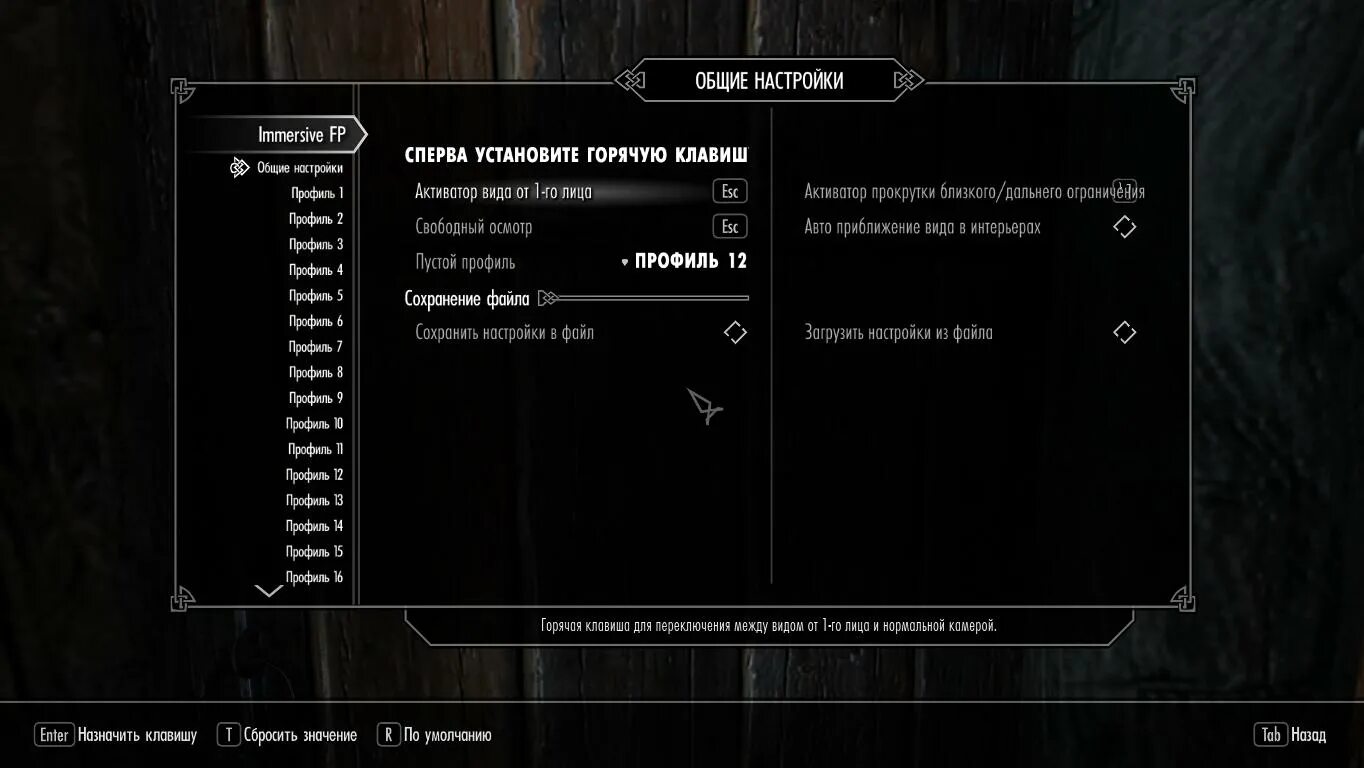 Immersive first. Меню настроек скайрим. Настройки скайрим на русском. Меню настроек в скайриме. Скайрим 5 настройки.