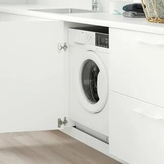 Достоинства и недостатки модели — Встраиваемая стиральная машина, белый IKE...