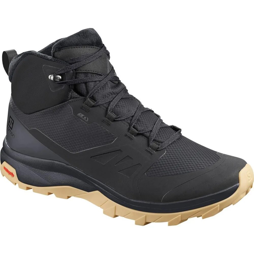 Salomon OUTSNAP CSWP. Salomon OUTSNAP CSWP Black/ebony/gum1a. Ботинки Salomon OUTSNAP CSWP Black/ebony/gum1a. Ботинки Salomon OUTSNAP CSWP 409220 Black/ebony/gum1a. Мужские ботинки для города