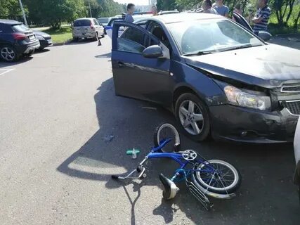 Наезд автомашиной
