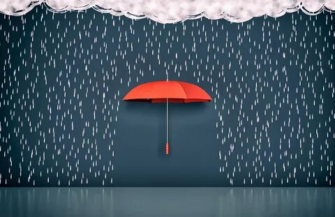Rain umbrellas