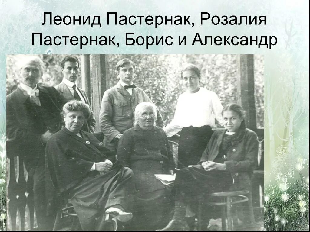 Родители пастернака. Семья Пастернака Бориса Леонидовича. Брис Пастернак с родителями.