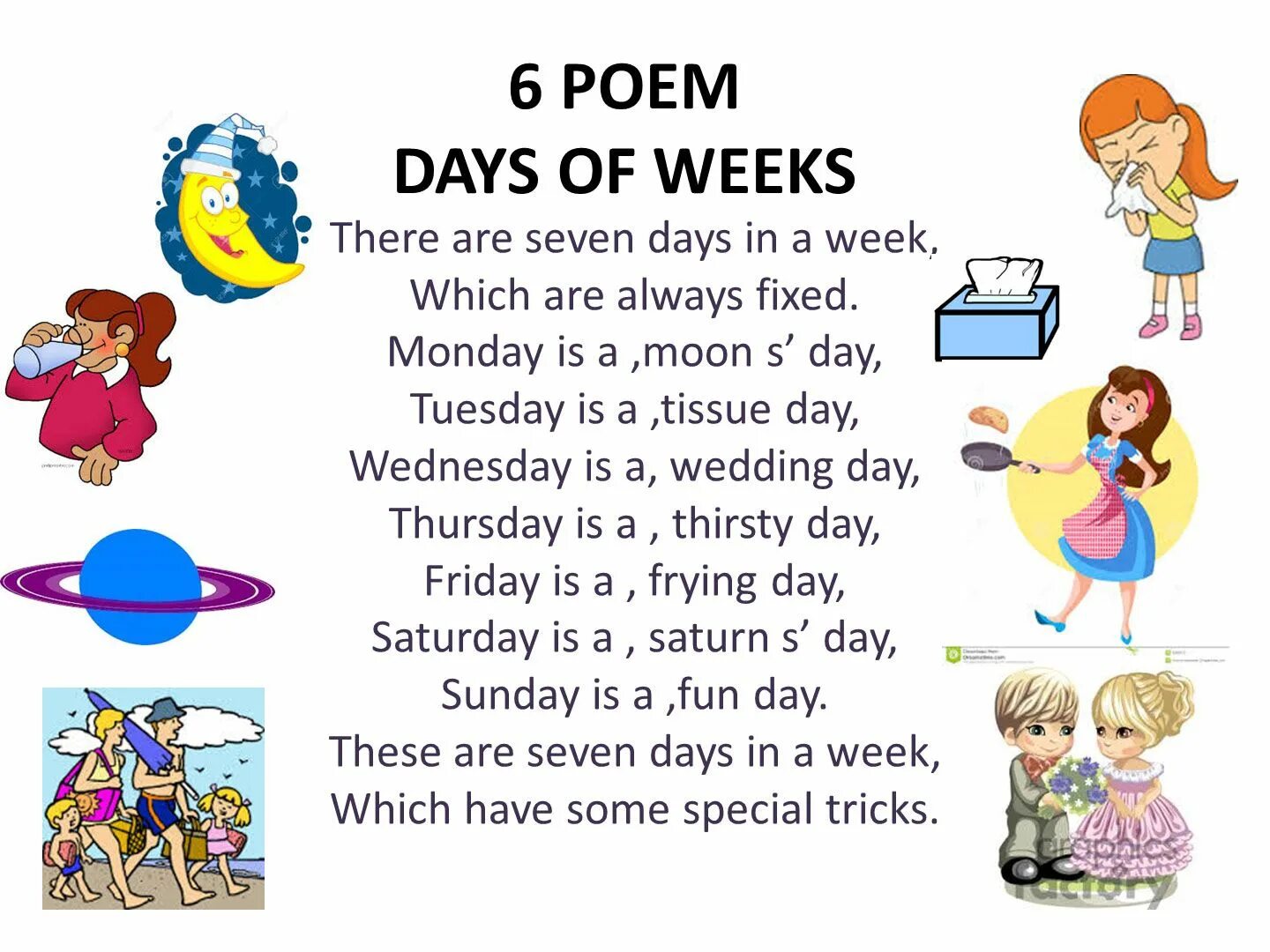 Стих Days of the week. Стихотворение на тему my Day. Days of the week poems for Kids. Days of the week in English for Kids. My day went well