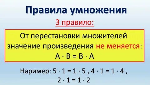 Правила транспозиции