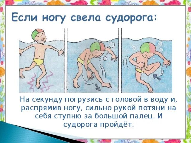 Судорога в холодной воде. Что делать если свело ногу. Судороги при купании в холодной воде. Сводит судорогой правую