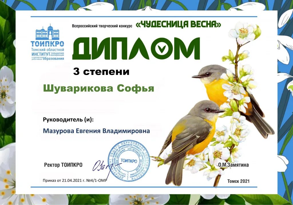 Тоипкро конкурсы. Дипломы название конкурсов про птиц. Тоипкро томск конкурсы для дошкольников. Тоипкро томск конкурсы для педагогов дошкольников. Конкурсы в тоипкро сейчас для дошкольников.