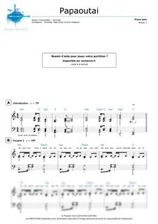 Papaoutai текст
