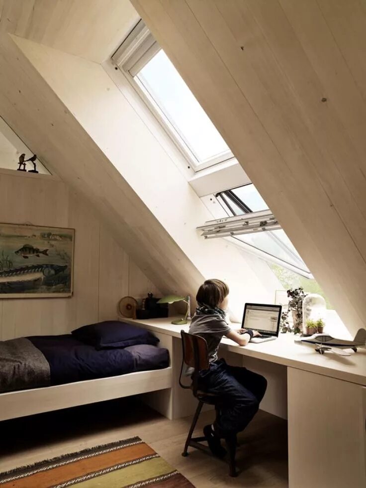 Комната под крышей дизайн Pin by Abbé Farrell on home sweet home Luxurious bedrooms, Cozy small bedrooms,